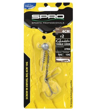 Spro Base de Ligne Emerillon à Vis 11cm - Longeur Shad 16-24cm