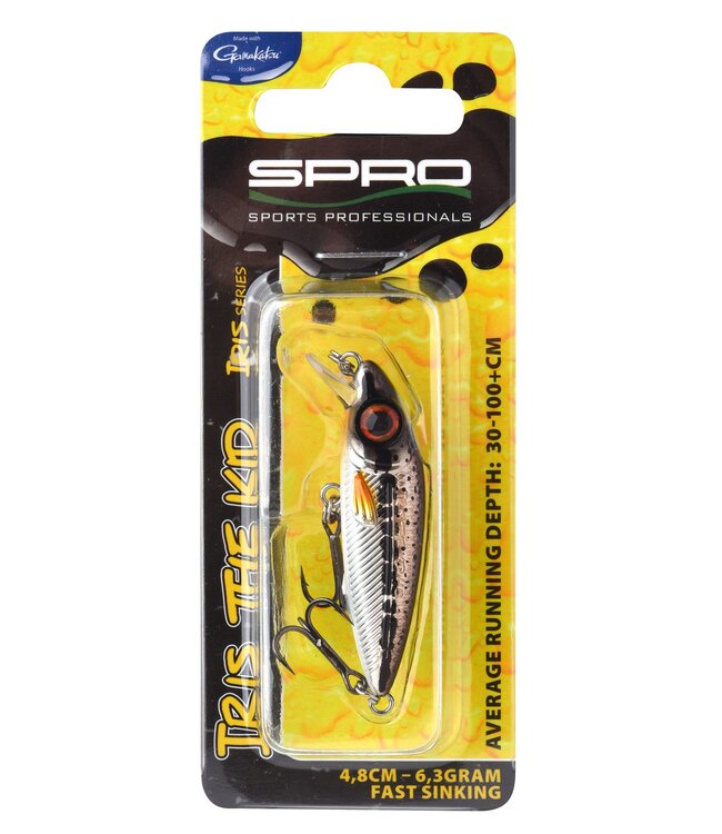 Spro Iris The Kid Fast Sinking 4.8cm - 6.3g (diepte: 30-100+cm)
