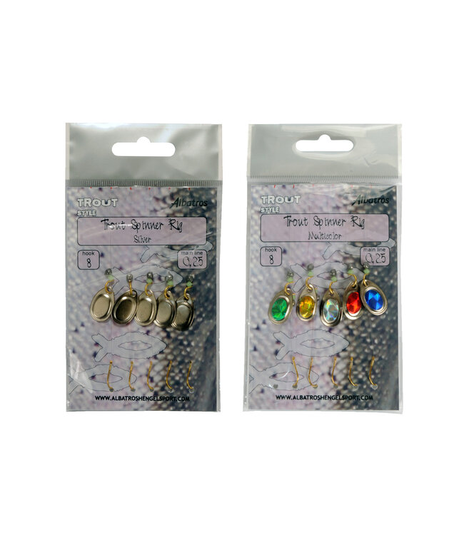 Albatros Trout Spinner Rig 0.25mm - haak 5