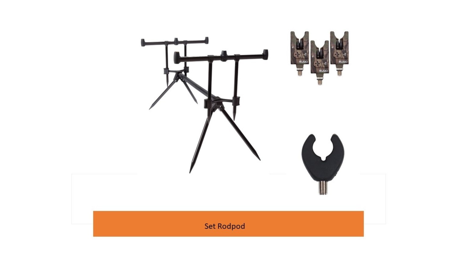 Treasure Set Rod Pod + 3 Detecteur De Touche + 3 supports en