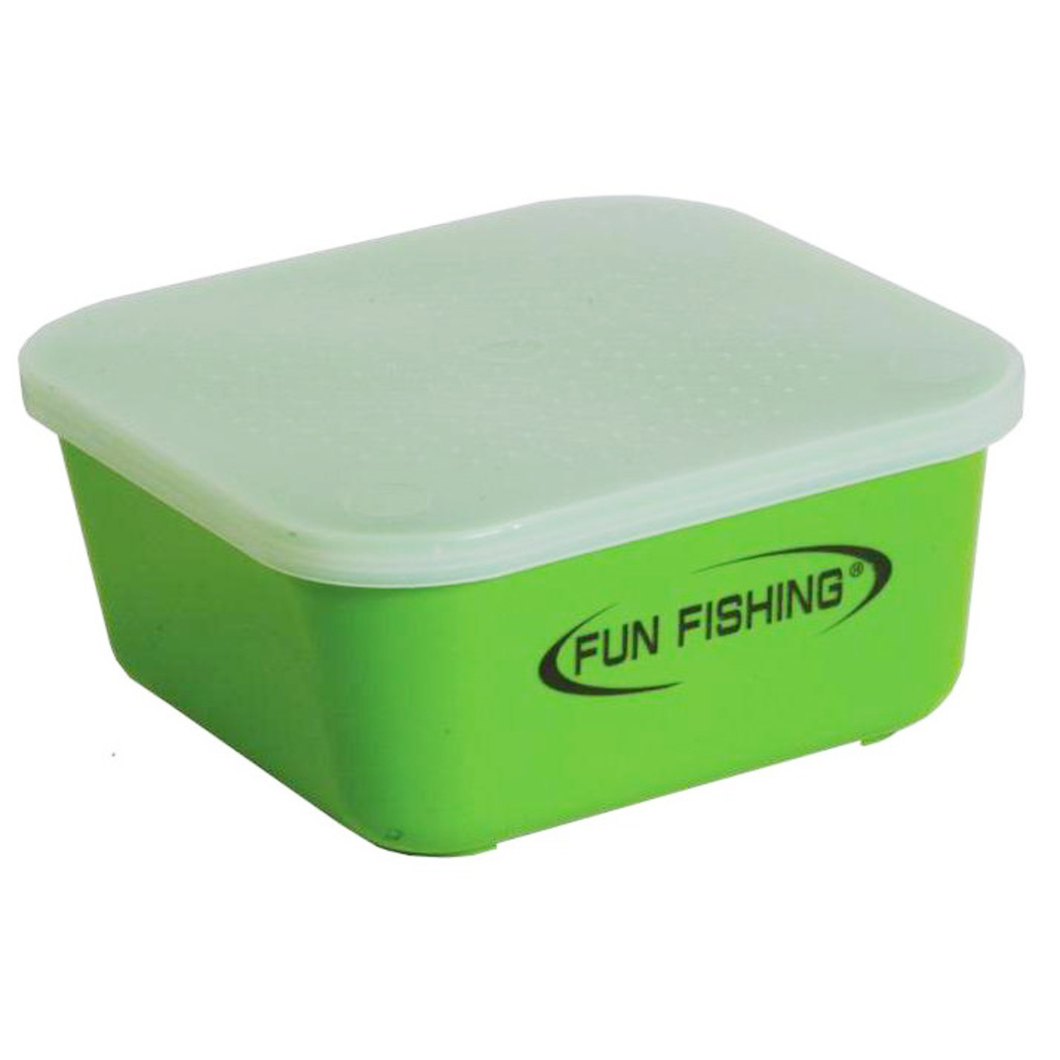 Boîte à appâts en Plastique Double Face avec Trous de Drainage Anneau de pêche Boîte de