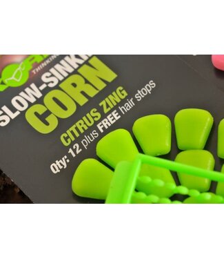 Korda Slow Sinking Corn 12pcs (free Hair stops)