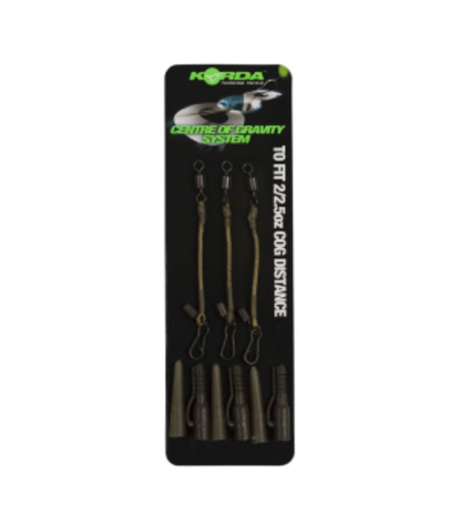 Korda Centre Of Gravity System to Fit Flat Lead 3-3.5oz