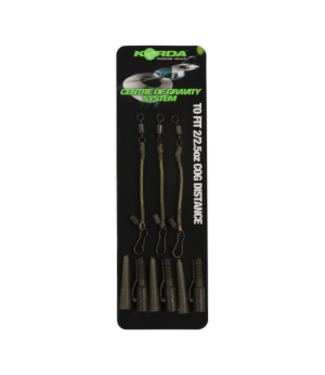 Korda Centre of Gravity System Booms Flat Lead 2oz, 2.5oz