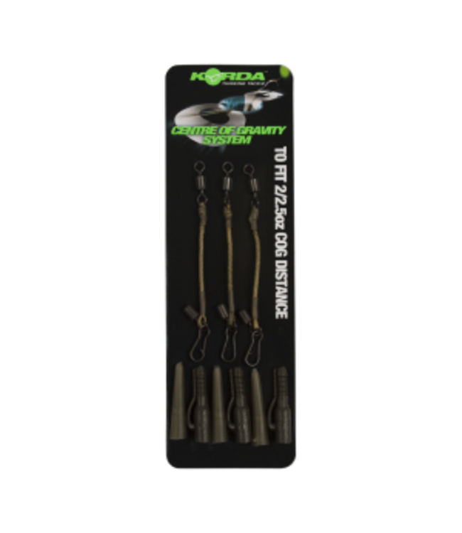 Korda Centre of Gravity System Booms Flat Lead 2oz, 2.5oz