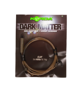 Korda Dark Matter Helicopter Chod Leader 40lb - 18.1 kilo (1m)