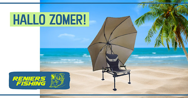 Comfortabel vissen in warm weer!