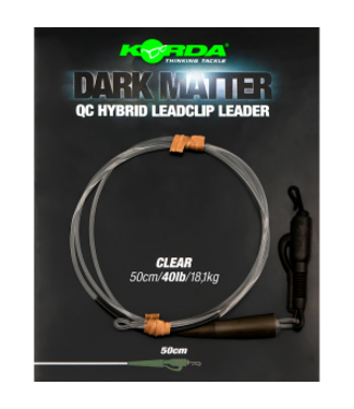 Korda Dark Matter QC Hybrid Leadclip Leader 1m