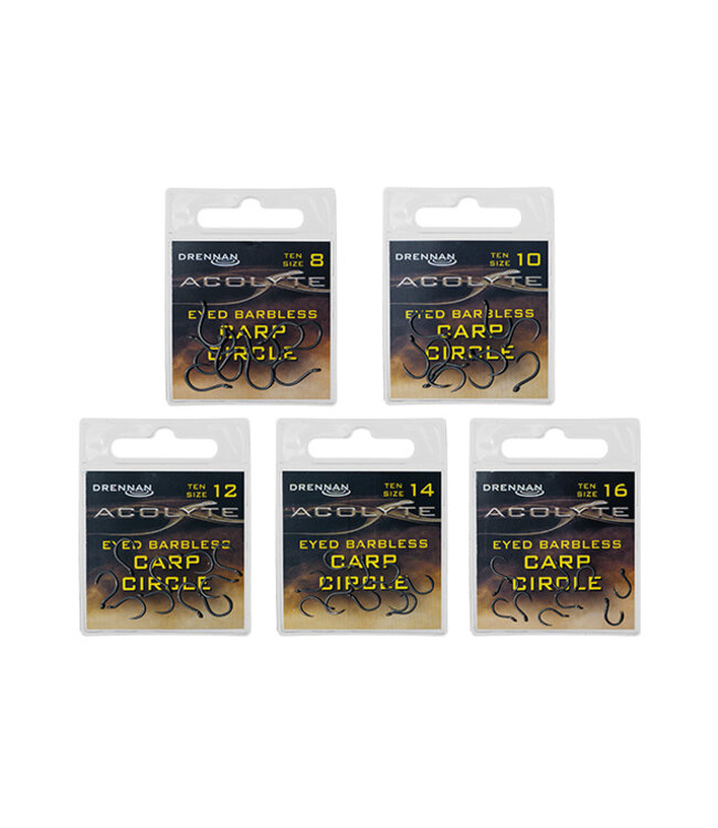 Drennan Acolyte Carp Circle Eyed-Barbless (10pcs)