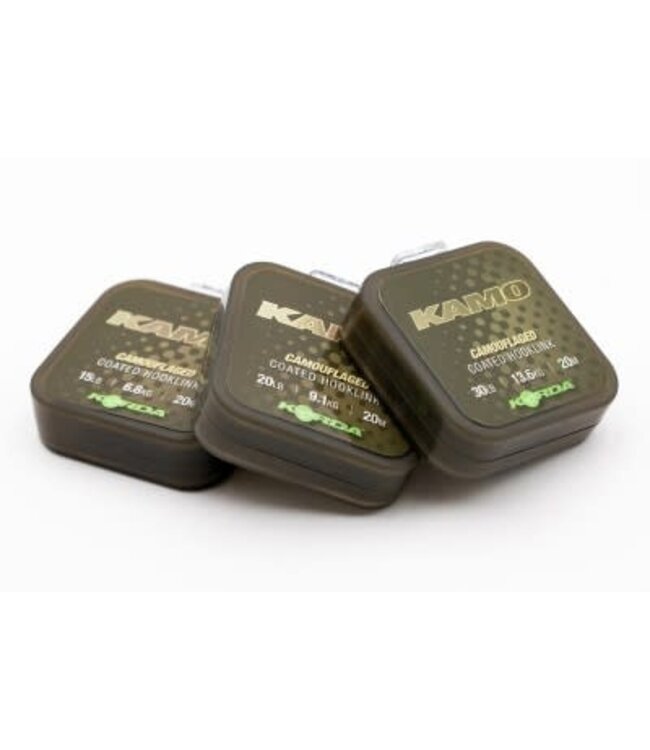 Korda Kamo Camouflaged Coated Hooklink 20m