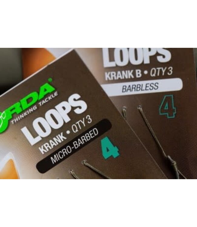 Korda Loops Krank Micro-Barbed (3 pcs) Haken 8