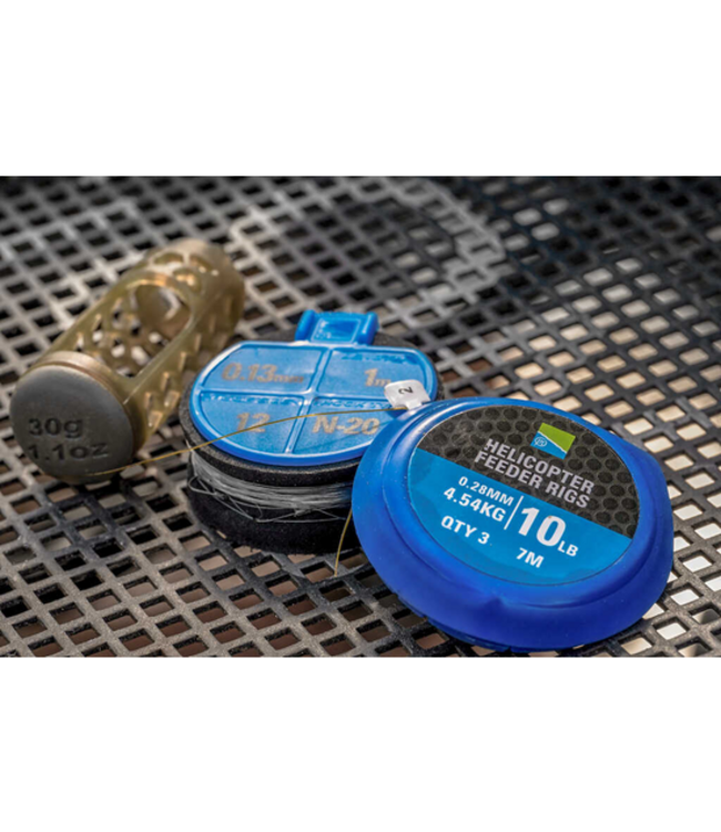 Preston Helicopter Feeder Rigs 7m (3 pcs) 0.28mm
