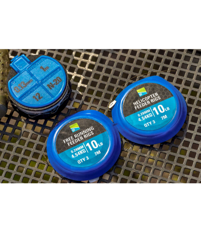 Preston Base de Ligne Helicopter Feeder 7m (3pcs) 0.28mm