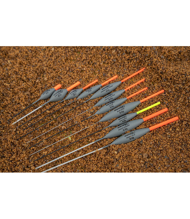Matrix Finesse Slim Carbon Pole Float – Flotteur Hiver Fin avec Corps Rohacell, Quille Carbone 0.6mm et Antenne Creuse 1.5mm
