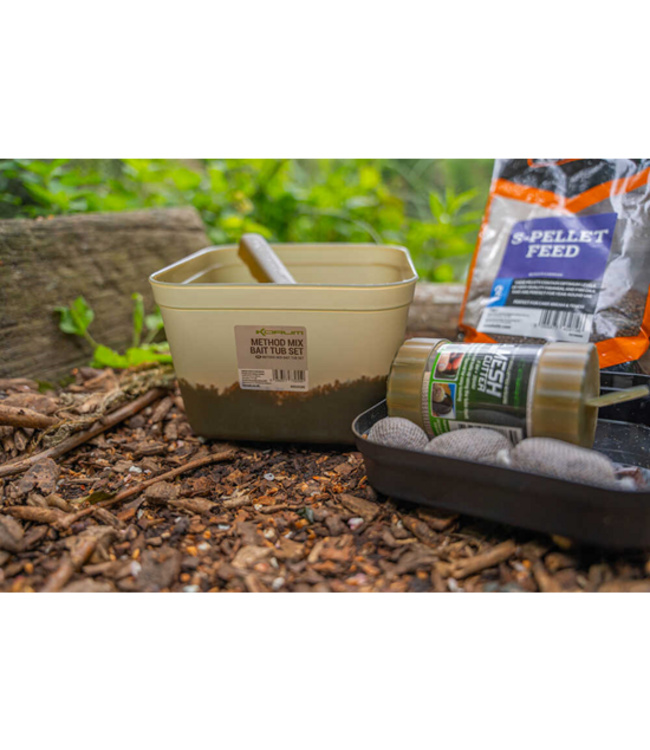 Korum Method Mix Bait Tub Set