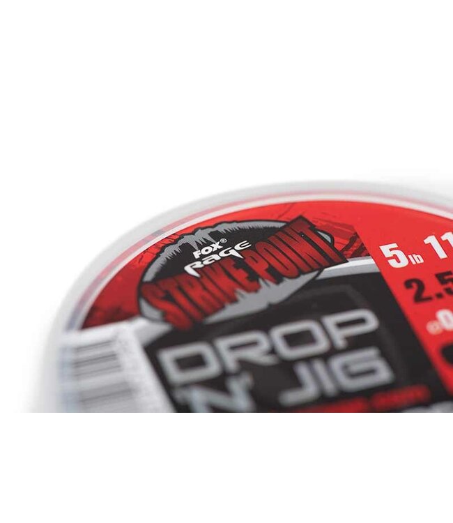 Fox Rage Strike Point Drop ‘N’ Jig 100% Fluorocarbon (40m)