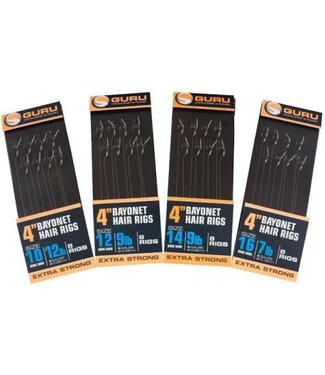 Guru Guru 4’’ Super MWG Feeder Bayonet Rig Barbless - Eyed (8 pcs)