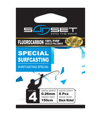 Sunset Bas de Ligne RS Competiton Special Surfcasting - Fluoro 150cm