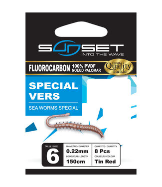 Sunset Bas de Ligne RS Competition Special Vers - Fluoro 150cm (8pcs)