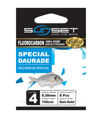 Sunset Onderlijn Fluorocarbon Sea Bream Special 150cm