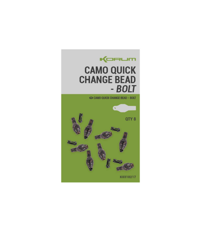 Korum Camo Quick Change Bead-Bolt (8 pcs)