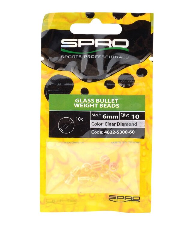 Spro Perles en Verre Claire Diamond (10 pcs)