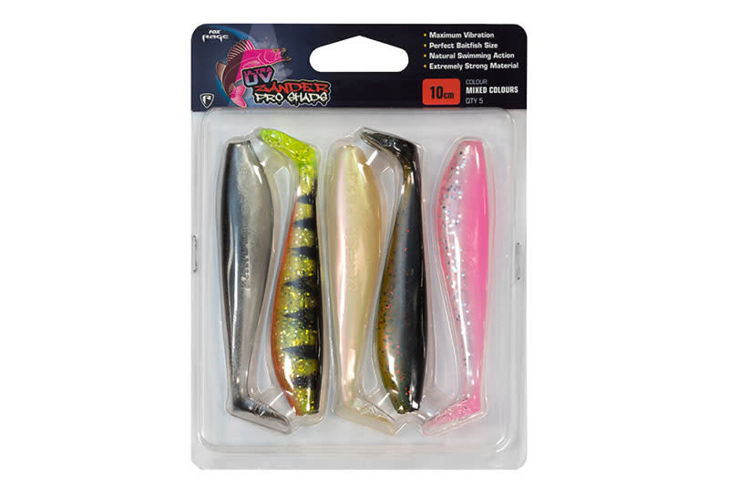 Esca Fox Rage Ultra UV Floating Shovel Shad - 1 Pezzo Per Pesca Freshwater