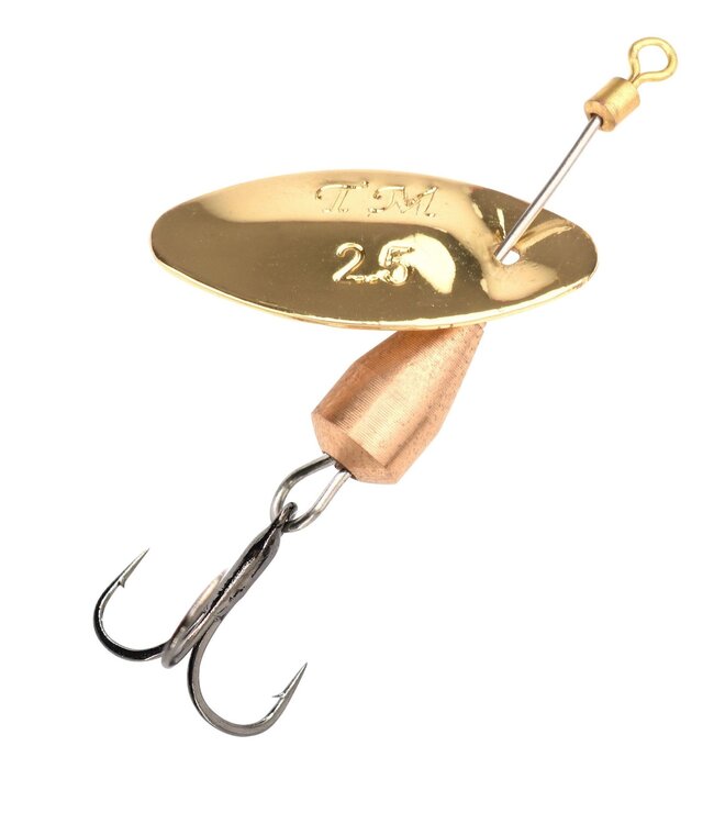 Trout Master Spinner La Tournante 2.50gr - 50mm - l'Hameçon Treble 12 (incl l'Hameçon Simple 8)
