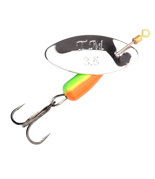 Trout Master Spinner La Tournante 3.50gr - 50mm - Treble Haken 10 (incl Single Haken 8)
