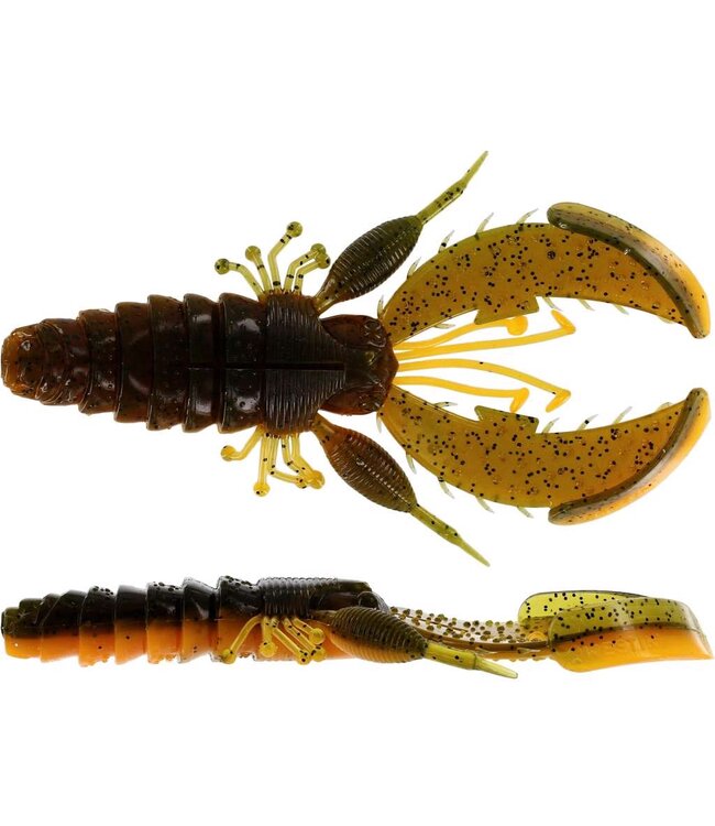 Westin CreCraw Creaturebait 6.5cm 4g – Weedless Creaturebait met Zwemmende Scharen, Tentakels en Anijsgeur