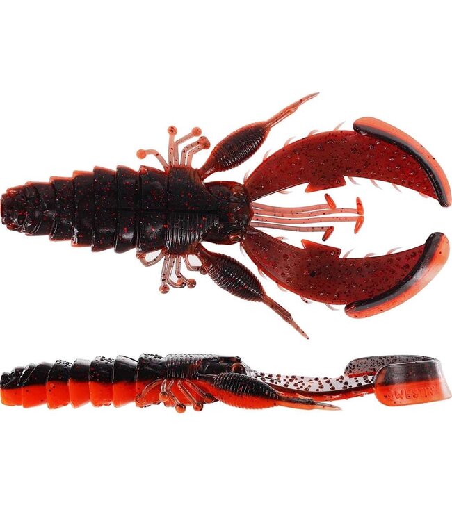 Westin CreCraw Creaturebait 6.5cm 4g – Weedless Creaturebait met Zwemmende Scharen, Tentakels en Anijsgeur