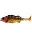 Westin Original Perch 12cm 19g – Handbemalter Softbait mit Einzigartigem Aufwärtsgerichtetem Paddle Tail für Raubfische