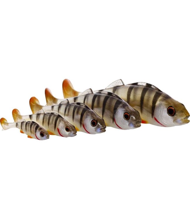 Westin Original Perch 12cm 19g – Handgeschilderde Softbait met Unieke Opwaartse Paddle Tail voor Roofvis
