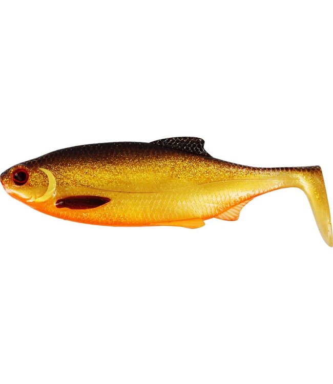 Westin Ricky The Roach Shadtail 14cm 42g – Grote Realistische Voorn Shad voor Snoek, Snoekbaars en Grote Roofvis – 1 Softbait