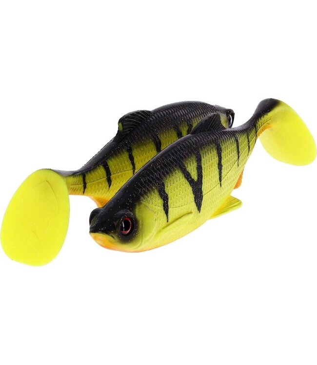 Westin Ricky The Roach Shadtail 14cm 42g – Grand Shad Gardon Réaliste pour Brochet, Sandre et Gros Carnassiers – 1 Leurre Souple