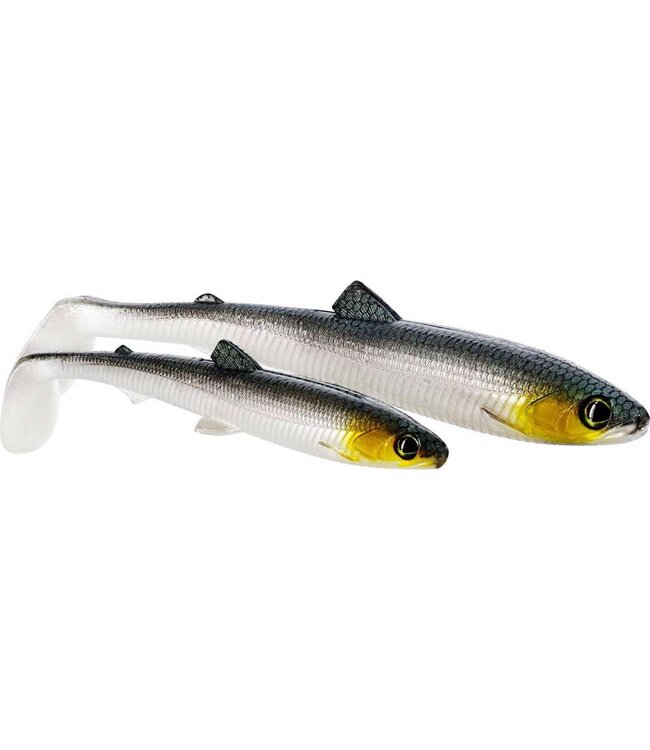 Westin Bullteez Shadtail 9.5cm 7g – Compacte Roofvis Shad met Paddle Tail en Offset Slots voor Snoekbaars, Snoek en Baars – 2 Stuks