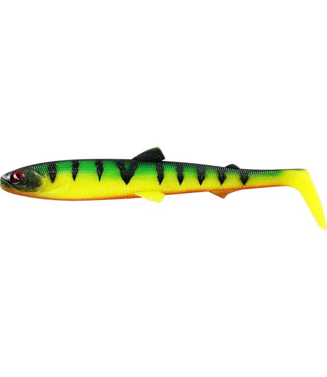 Westin Bullteez Shadtail 18cm 53g – Grand Shad Carnassier avec Paddle Tail et Fentes Offset pour Brochet et Gros Sandre – 1 Pièce