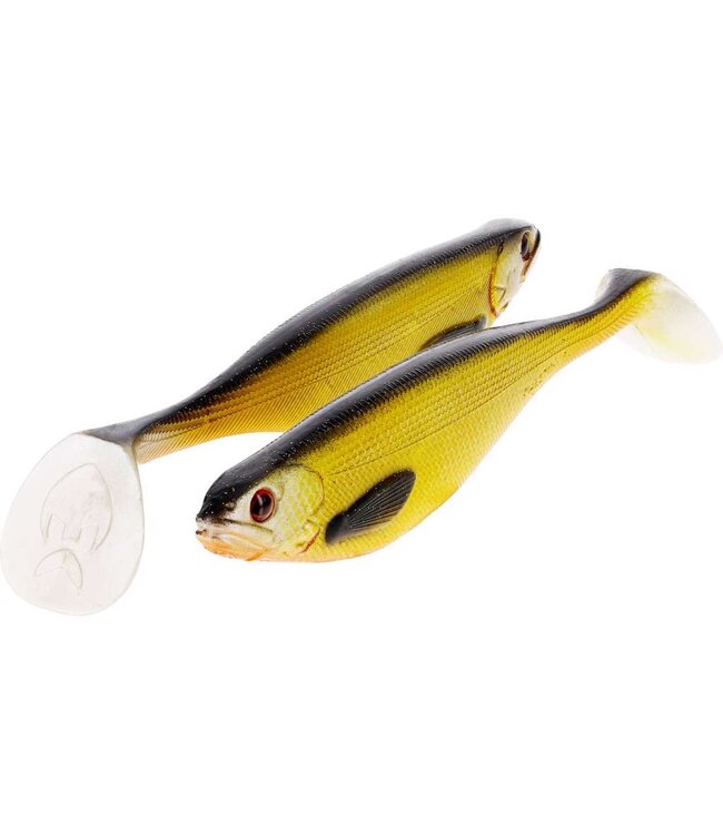 Westin Shadteez 12cm 15g – Roofvis Softbait met Rolling Action en Belly Flash voor Snoekbaars, Snoek en Grote Baars – 2 Stuks