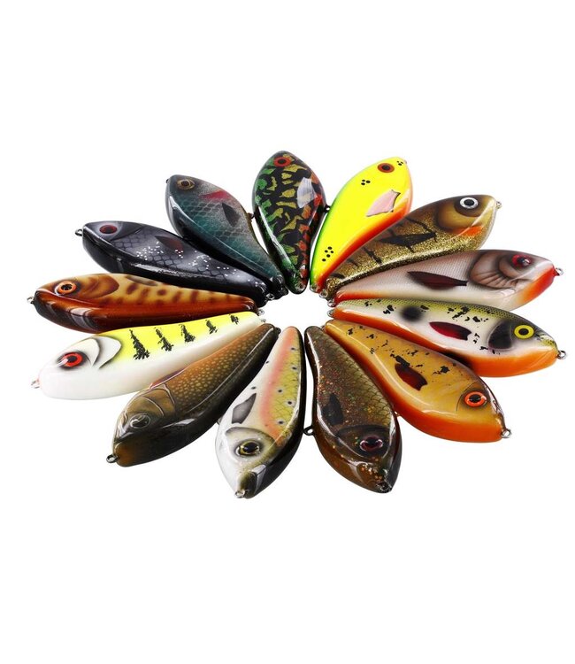 Westin Swim Glidebait Sinking 12cm 58g – Hardbait Coulant avec Nage en S pour Brochet, Grosse Perche, Bass et Muskie