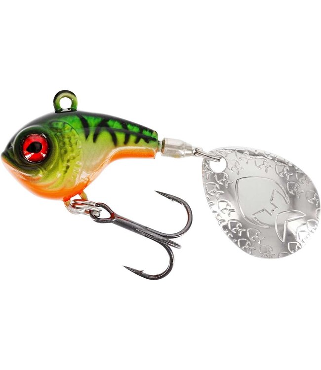 Westin Dropbite Spin Tail Jig 3.4cm 17g – Semi-Soft Spin Tail met Zinc Core en Colorado Blade voor Baars, Snoekbaars en Roofblei