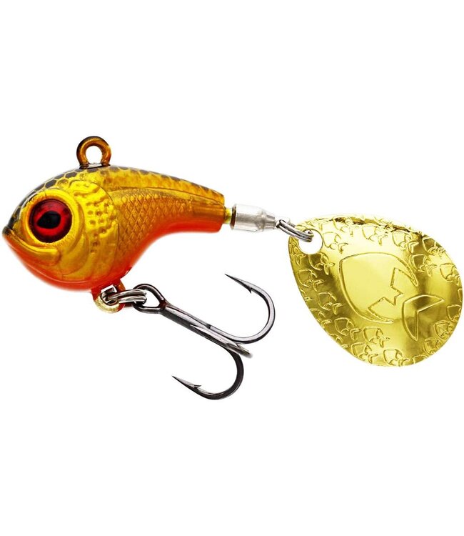 Westin Dropbite Spin Tail Jig 3.4cm 17g – Semi-Soft Spin Tail met Zinc Core en Colorado Blade voor Baars, Snoekbaars en Roofblei