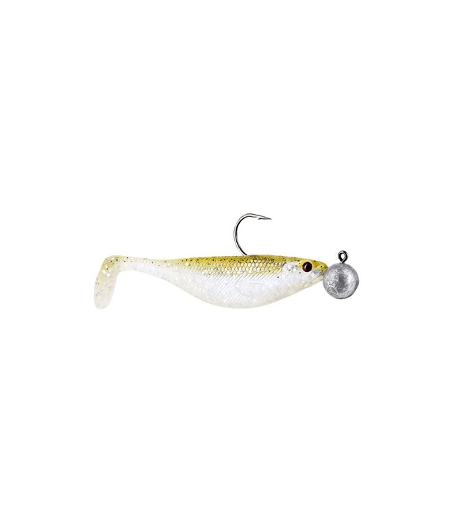 Westin Shadteez R 'N R 12cm 10g Haak 6/0 – Ready Rigged Softbait met Rolling Action en Belly Flash voor Snoekbaars, Snoek en Grote Baars – 2 Stuks