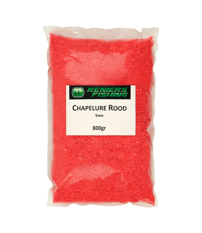 Reniers Fishing Chapelure Rouge 5mm 800g – Flocons de Pain Rouges pour Amorces, Feeder et Effet Visuel dans l’Amorce