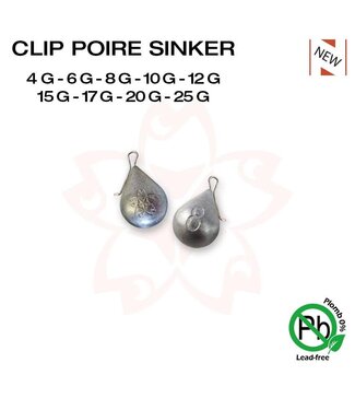 Sakura Clip Poire Sinker