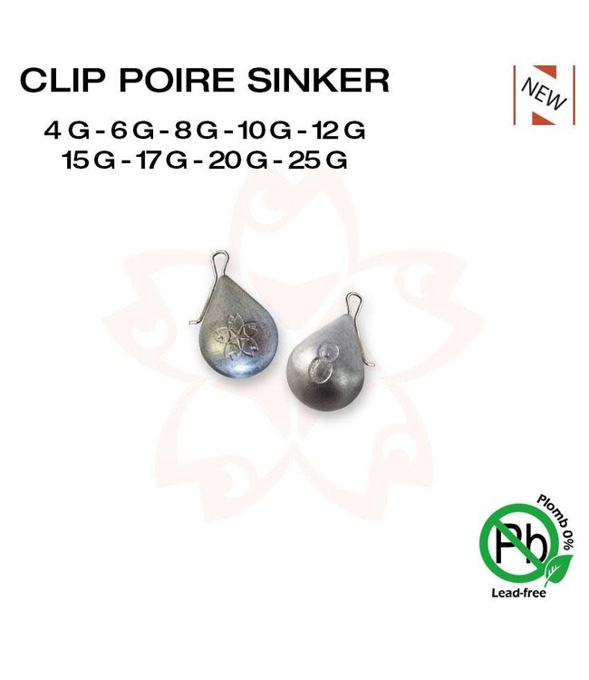 Sakura Clip Poire Sinker