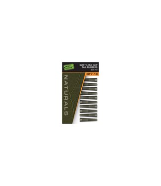 Fox Naturals Slik Lead Clip Tail Rubbers (10 pcs) size 10