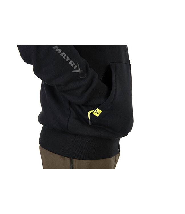 Matrix Sweat à Capuche Sherpa l'Hiver Noir