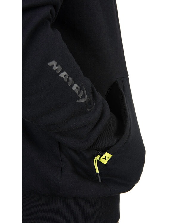 Matrix Sweat à Capuche Sherpa l'Hiver Noir