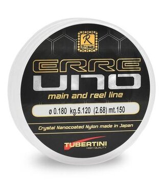 Tubertini Nylon Erre Uno Main & Reel Line 150m – Zachte Japanse Nylon Lijn voor Molen en Onderlijnen