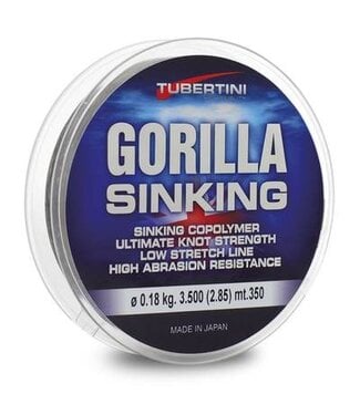 Tubertini Gorilla Sinking 350m – Schnell Sinkende Nylonschnur für Feeder und Match